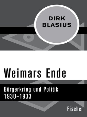 cover image of Weimars Ende